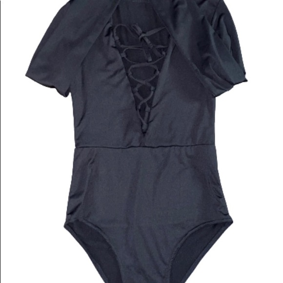 Vestidos Sexy Black Bodysuit Size Small - Picture 3 of 7